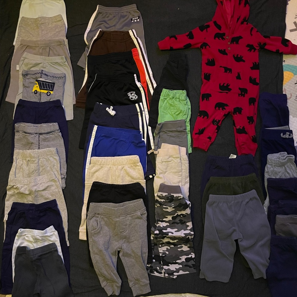 Boys clothes lot! Bundle of over 200 items, no stains, GUC. NB-9 month clothes - Picture 9 of 12